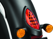 Load image into Gallery viewer, Kuryakyn Tail Light Top Trim Satin Black