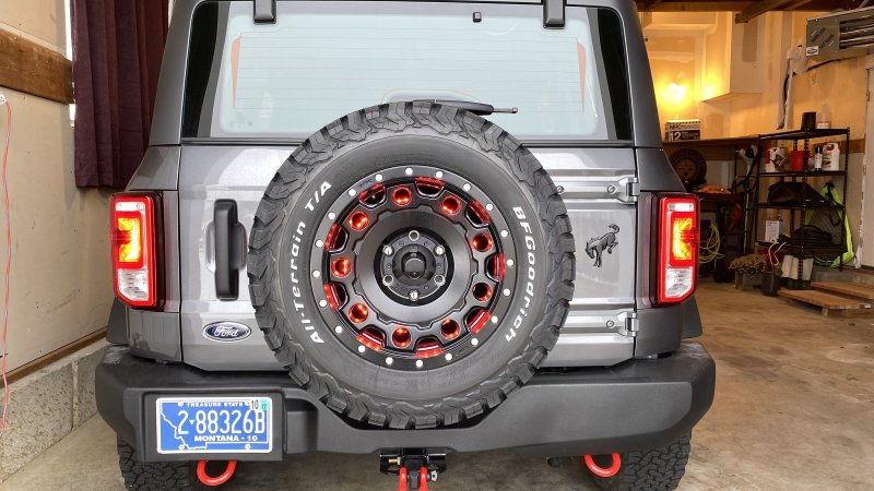 Oracle LED Illuminated Wheel Ring 3rd Brake Light - Red NO RETURNS