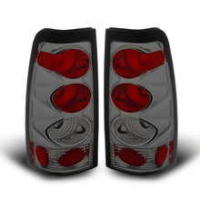 Load image into Gallery viewer, Raxiom 99-02 Chevrolet Silverado 1500 Fleetside Axial Series Tail Lights- Black- Smoked Lens
