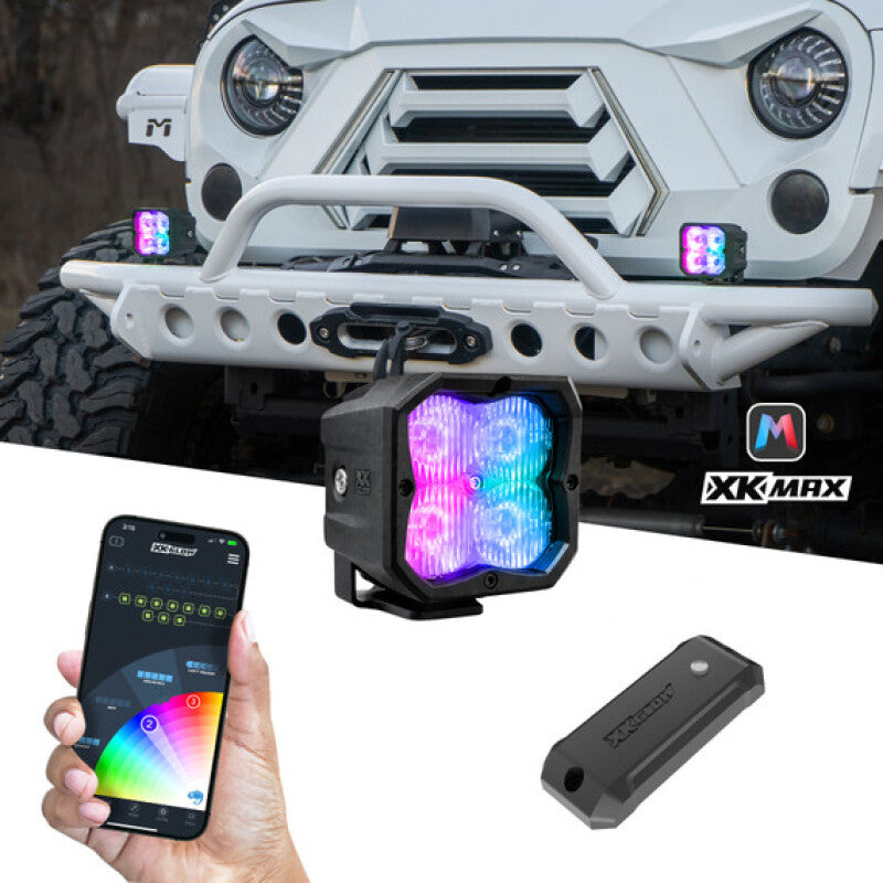 XKGlow RGBW Addressable Cube Light Kit - Driving Beam