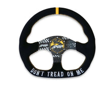 Load image into Gallery viewer, PRP Dont Tread on Me Comp-R Suede Steering Wheel (D-Shaped)