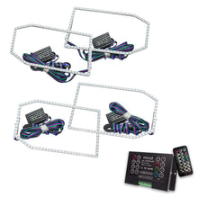 Load image into Gallery viewer, Oracle Chevy Silverado 14-15 Halo Kit Non-Projector Style - ColorSHIFT w/ 2.0 Cntrl SEE WARRANTY