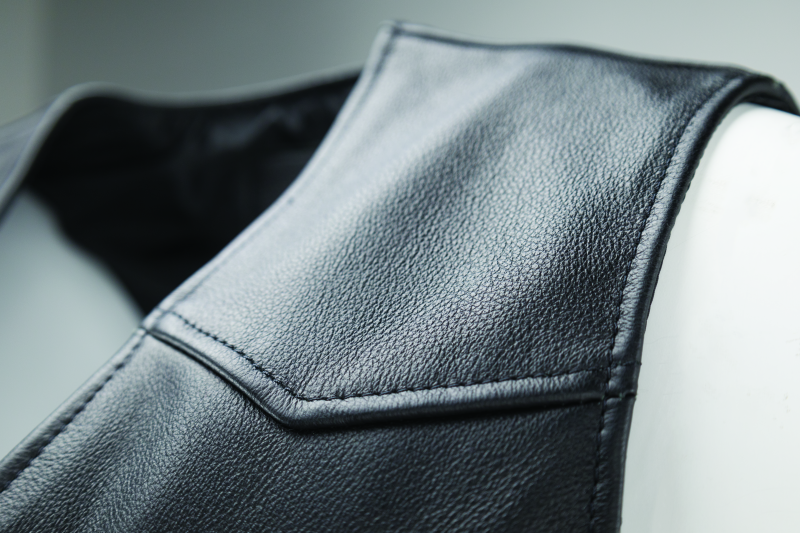 Kuryakyn By River Road Plains Leather Vest Black - Small