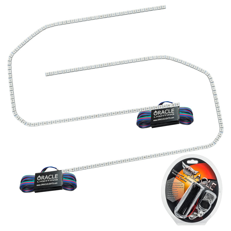 Oracle 16-18 GMC Sierra Headlight DRL Upgrade Kit - ColorSHIFT SEE WARRANTY