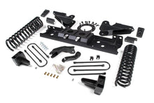 Load image into Gallery viewer, Zone Offroad 2019 Ram 3500 4in Radius Arm Bracket Gas - 2in Rear Block w/ Overload - Nitro Shocks