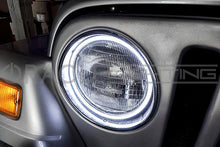 Load image into Gallery viewer, Oracle 7" Round Surface Mount LED Headlight Halo Kit - Green