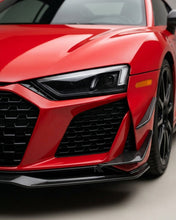 Load image into Gallery viewer, 2019–2023 Audi R8 V10 Coupe Front Bumper Lip Splitter – Prepreg Dry Carbon Fiber