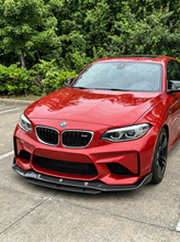 Load image into Gallery viewer, BMW 2 Series F87 M2/M2C K2 Carbon Fiber Front Lip (2016 - 2019)