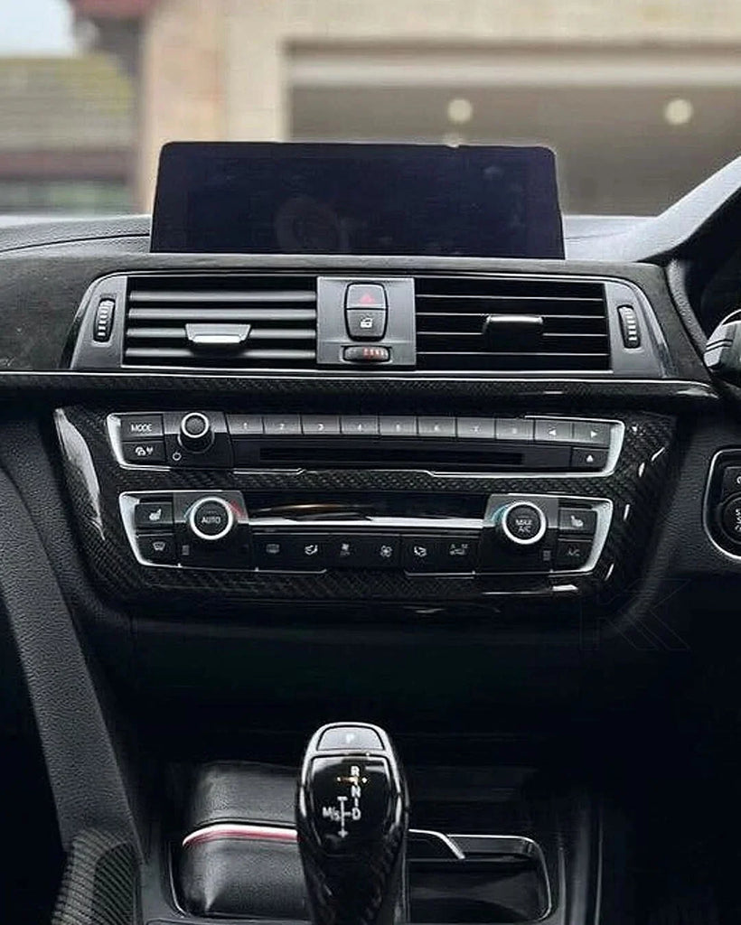 BMW 3 Series F30 Carbon Fiber Radio Cover Trim (2011 - 2019)