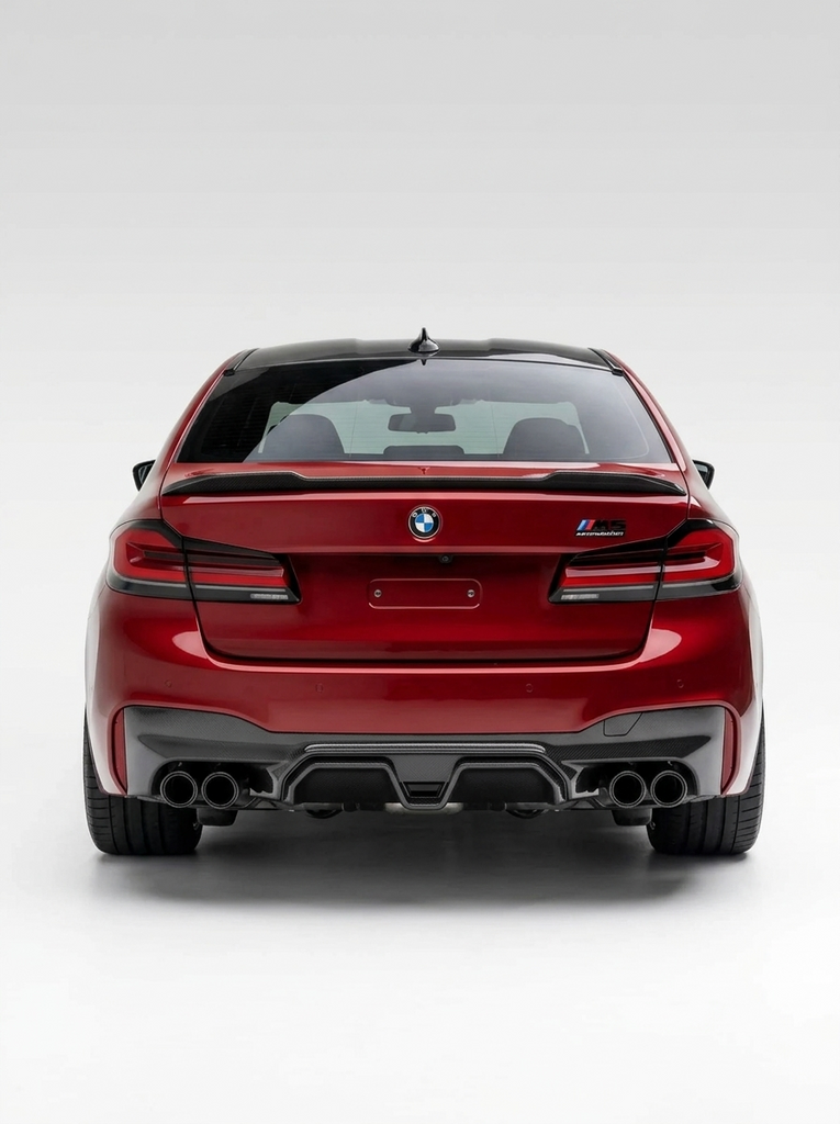 BMW 5 Series F90 M5 CS Style Carbon Fiber Rear Diffuser (2020+)