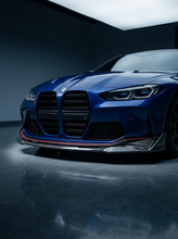 Load image into Gallery viewer, BMW 3 Series M3 M4 G80 G82 V Style Carbon Fiber Front Lip (2019 +)