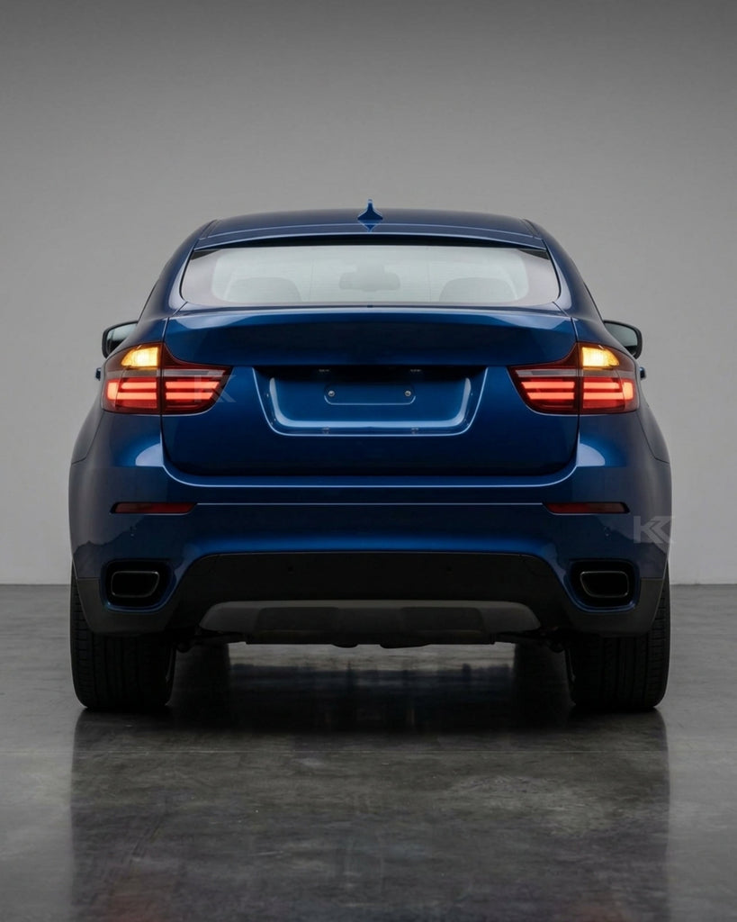 BMW X6 E71 Red and Smoked LED Tail Light Upgrades 2007-2014