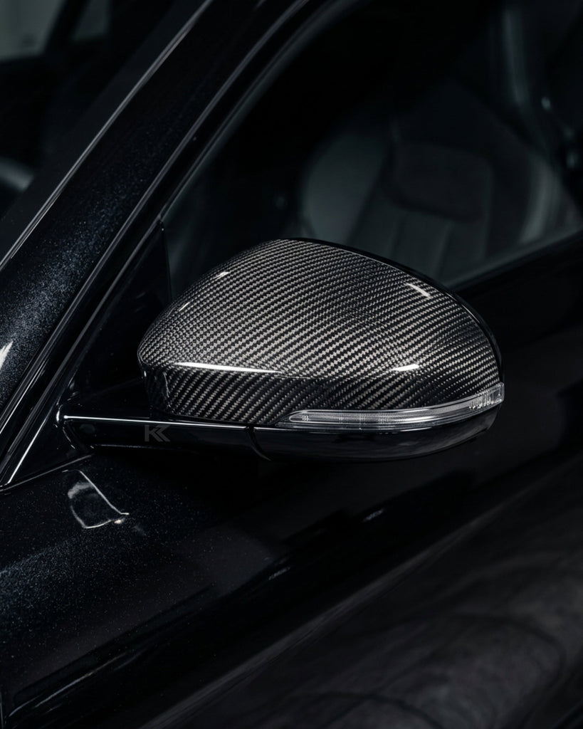 2008–2014 Audi R8 / 2008–2012 Audi TT Side Wing Mirror Covers – Carbon Fiber