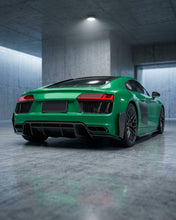 Load image into Gallery viewer, 2016–2019 Audi R8 V10 / V10 Plus Coupe 4S Gen 2 Rear Bumper Blades – Carbon Fiber