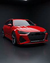 Load image into Gallery viewer, 2019–2021 Audi RS6 C8 Avant Front Grille Insert Trim Cover – Dry Carbon Fiber