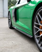 Load image into Gallery viewer, 2016–2019 Audi R8 V10 &amp; V10 Plus Coupe Side Skirts – Carbon Fiber