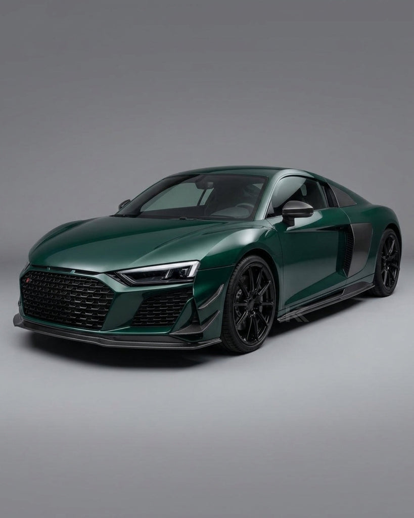 2019–2023 Audi R8 V10 Coupe Side Skirt Extensions – Prepreg Dry Carbon Fiber