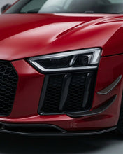 Load image into Gallery viewer, 2016–2018 Audi R8 V10 &amp; V10 Plus Coupe Custom Style Front Lip Splitter – Carbon Fiber