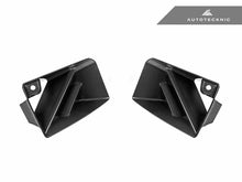 Load image into Gallery viewer, AutoTecknic Dry Carbon Corsa Front Bumper Lower Vent Set - G87 M2