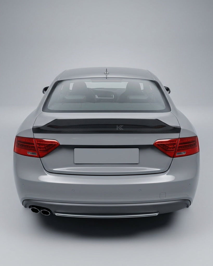 2012–2016 Audi A5 / S5 / RS5 B8.5 Coupe Single Deck Rear Trunk Spoiler – Carbon Fiber