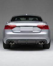 Load image into Gallery viewer, 2008–2016 Audi A5 / S5 8T Coupe &amp; Sportback Rear Bumper Diffuser Lip – Carbon Fiber