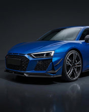Load image into Gallery viewer, 2022–2023 Audi R8 V10 GT &amp; Performance Coupe P-Style Front Bumper Canards – Dry Carbon Fiber