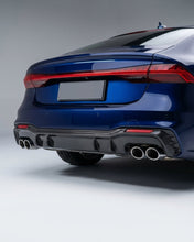 Load image into Gallery viewer, 2019–2020 Audi A7 S-Line / S7 C8 Sportback Rear Bumper Diffuser – Carbon Fiber