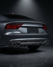 Load image into Gallery viewer, 2013–2016 Audi A7 S-Line C7 Sportback Rear Bumper Diffuser – Carbon Fiber