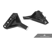Load image into Gallery viewer, AutoTecknic Dry Carbon Rear Bumper Reflector Trim Set - G87 M2