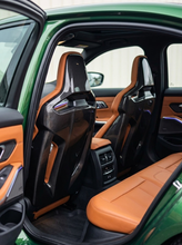 Load image into Gallery viewer, BMW 3 Series G80 M3 G82 G83 M4 OEM Style Carbon Fiber Seat Back Cover (2019 - 2024)