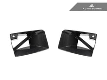 Load image into Gallery viewer, AutoTecknic Dry Carbon Front Bumper Lower Vent Set - G87 M2