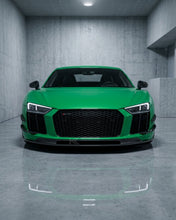Load image into Gallery viewer, 2016–2018 Audi R8 V10 &amp; V10 Plus Coupe V-Design Front Lip Spoiler – Dry Carbon Fiber