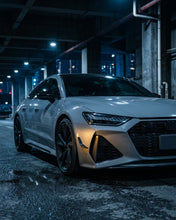 Load image into Gallery viewer, 2020–2021 Audi RS7 C8 Sportback ABT Style Front Bumper Canards – Dry Carbon Fiber
