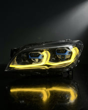Load image into Gallery viewer, BMW 7 Series F02 G12 Style LED Headlight Assembly with Dual-Color DRL (Yellow / White) 2013 - 2015 (Replaces 63117228423)