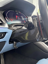 Load image into Gallery viewer, BMW 3 Series G80 G81 M3 / 4 Series G82 G83 M4 Carbon Fiber Steering Column Cover (2019+)