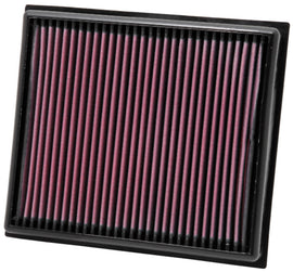 K&N Replacement Air Filter for Opel / Vauxhall / Saab 11.375in O/S L x 10.125in O/S W x 1.625in H