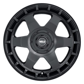 Weld Off-Road Ridge 20x9 - 5x127 / 5x139.7 BP - ET0 - 87.1mm CB - Satin Black Wheel