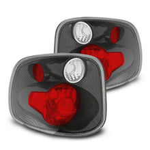 Load image into Gallery viewer, Raxiom 01-03 Ford F-150 Flareside Axial Series Version 2 Tail Lights- Carbon Fiber- Red/Clear Lens