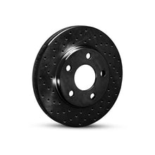 Load image into Gallery viewer, R1 87-90 Acura Legend Rear Right Drilled Black Brake Rotor