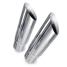 Load image into Gallery viewer, Stainless Works Slash Cut Exhaust Tips 2in ID Inlet