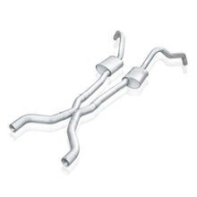 Load image into Gallery viewer, Stainless Works 62-67 Chevy Nova 3in Catback w/ X-Pipe Turbo Chambered Mufflers 3in Cores