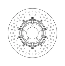 Brembo OE 78-86 BMW R45 450cc 260x5mm Brake Disc - Front Floating