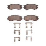 R1 91-00 Nissan NX Front Optimum OE Pads & Hardware Kit