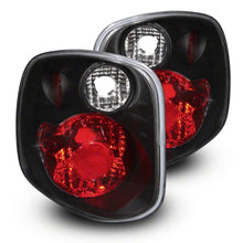 Load image into Gallery viewer, Raxiom 97-00 Ford F-150 Flareside Axial Series Version 2 Tail Lights- Black - Red/Clear Lens