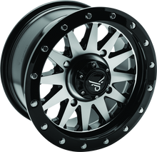 Load image into Gallery viewer, QuadBoss Wagon 14X7 4+3 4/156 Black Machined