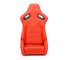 Load image into Gallery viewer, NRG Omega Reclinable Racing Seat (Pair) Red with Black Carbon Vinyl Back