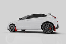 Load image into Gallery viewer, Rally Armor 19-21 Hyundai Elantra N Line White UR Mud Flap w/ Black Logo