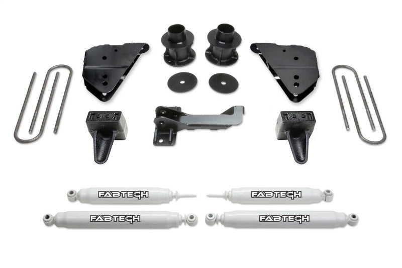 Fabtech 23-24 Ford F250/350 4WD 4in Budget System w/ Performance Shocks