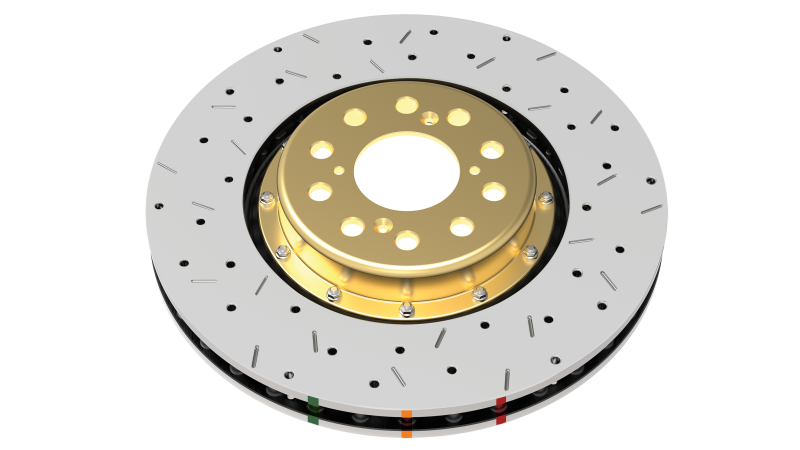 DBA 09+ Nissan 370Z Sport / Infiniti G37 Sport Front Drilled & Slotted 5000 Series 2 Piece Rotors
