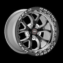 Load image into Gallery viewer, Weld S76 17x10 / 5x115mm BP / 6.7in. BS Black Wheel (High Pad) - Polished Single Beadlock MT